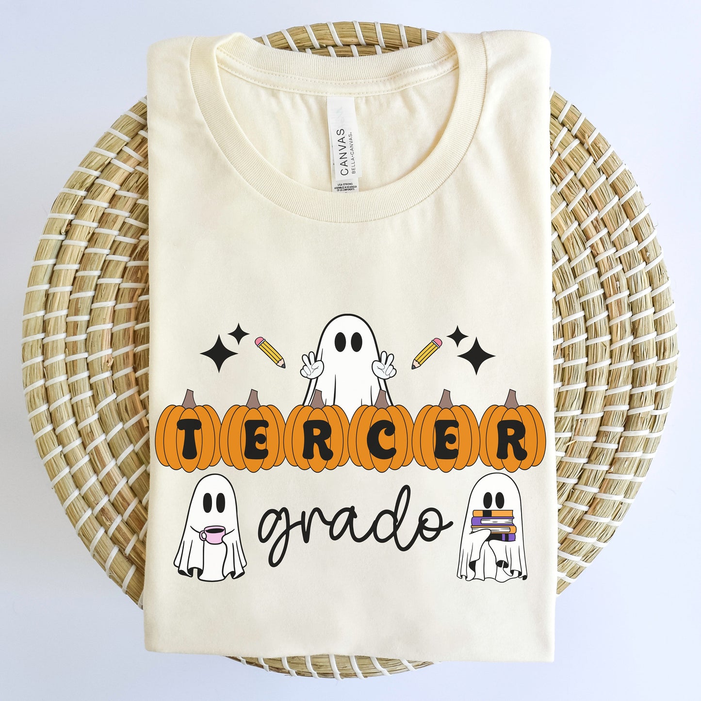 Tercer Grado, Maestra Tercer Grado, Camisas De Maestra, 3rd Grade Teacher, Halloween Third Grade Teacher, Spooky Third Grade Teacher