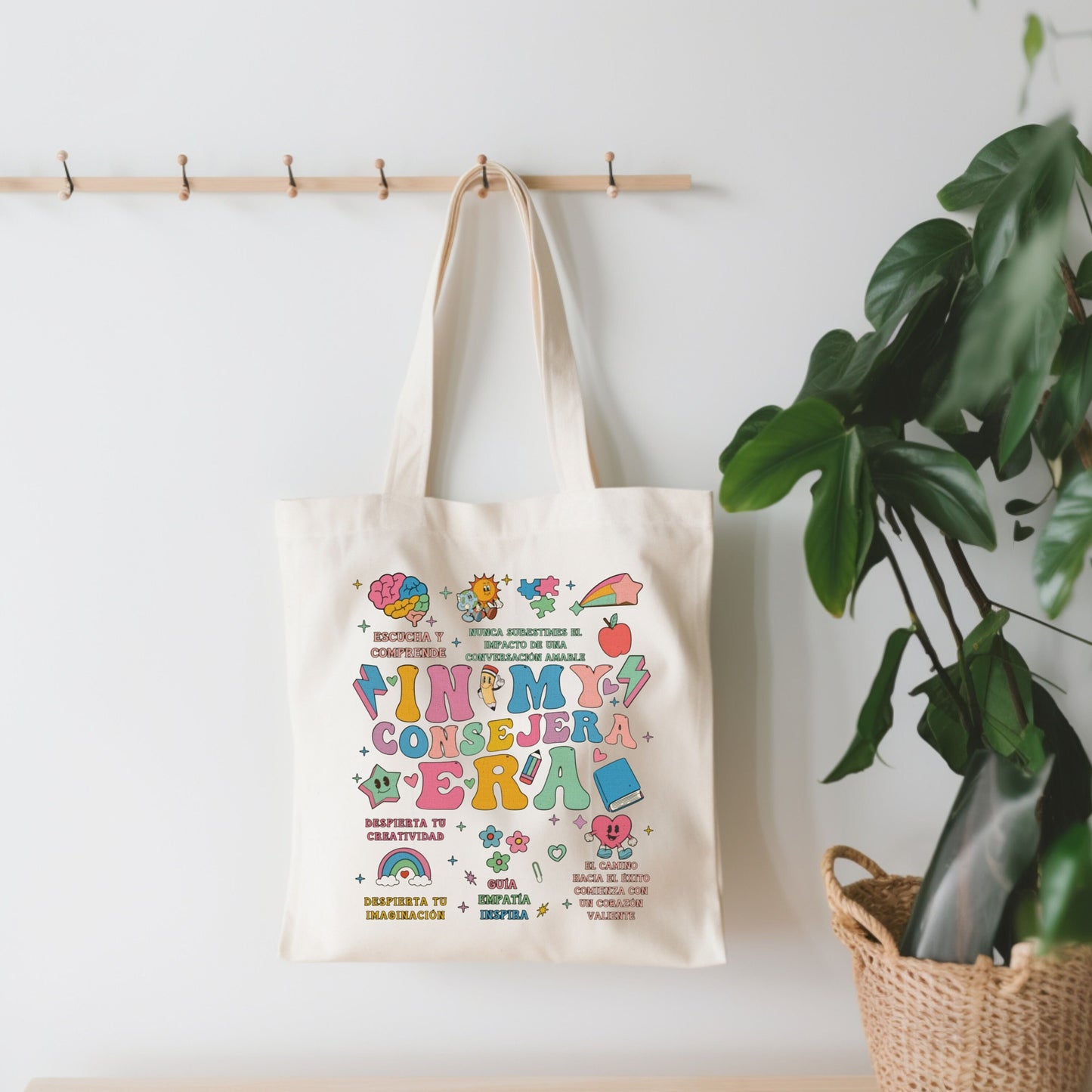 Consejera Era Tote Bag, Counselor Era Tote Bag, Counselor Tote Bag, Tote Bag for Counselor, Counselor Appreciation, Mental Health Counselor