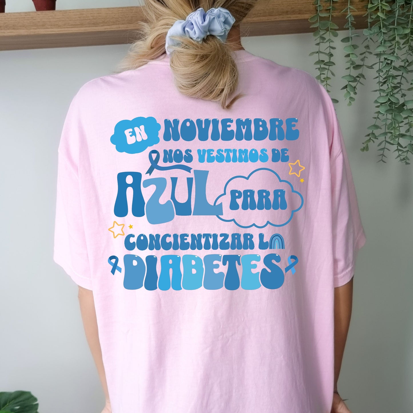Concientización Sobre La Diabetes, Diabetes Awareness Month, Mes De Concientización Sobre La Diabetes, In November We Wear Blue T Shirt