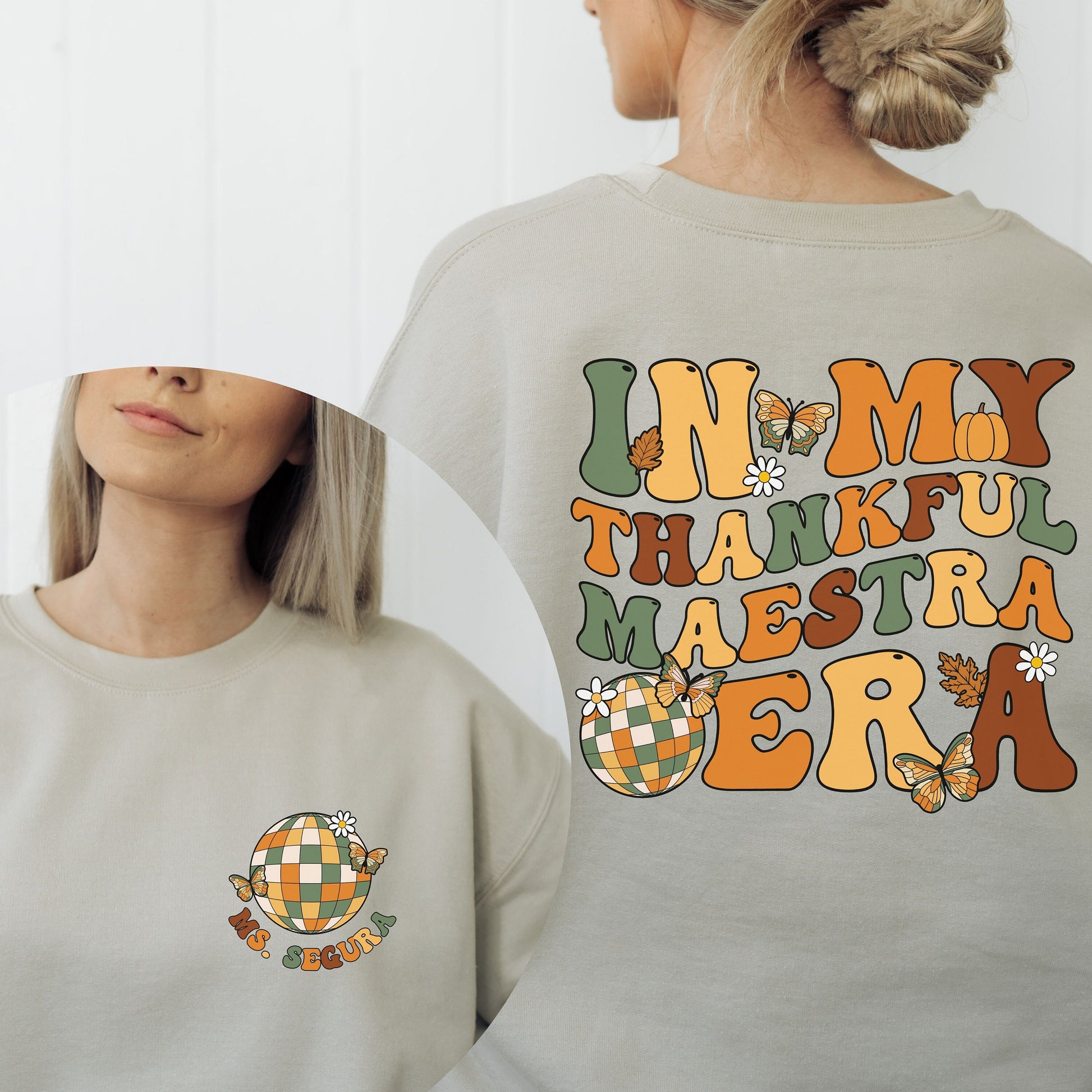 In My Thankful Maestra Era, Thanksgiving Teacher Sweater, Thankful Teacher T Shirt, Autumn Teacher Shirt, Teacher Thanksgiving Shirt