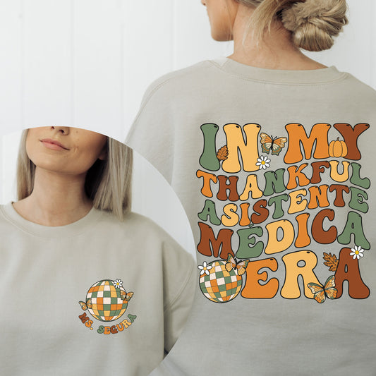 Asistente Médica Sweatshirt, Medical Assistant Shirt, Medical Assistant Gift, Ma Shirt, Doctor Assistant Shirt, Medical Assistant Fall Shirt