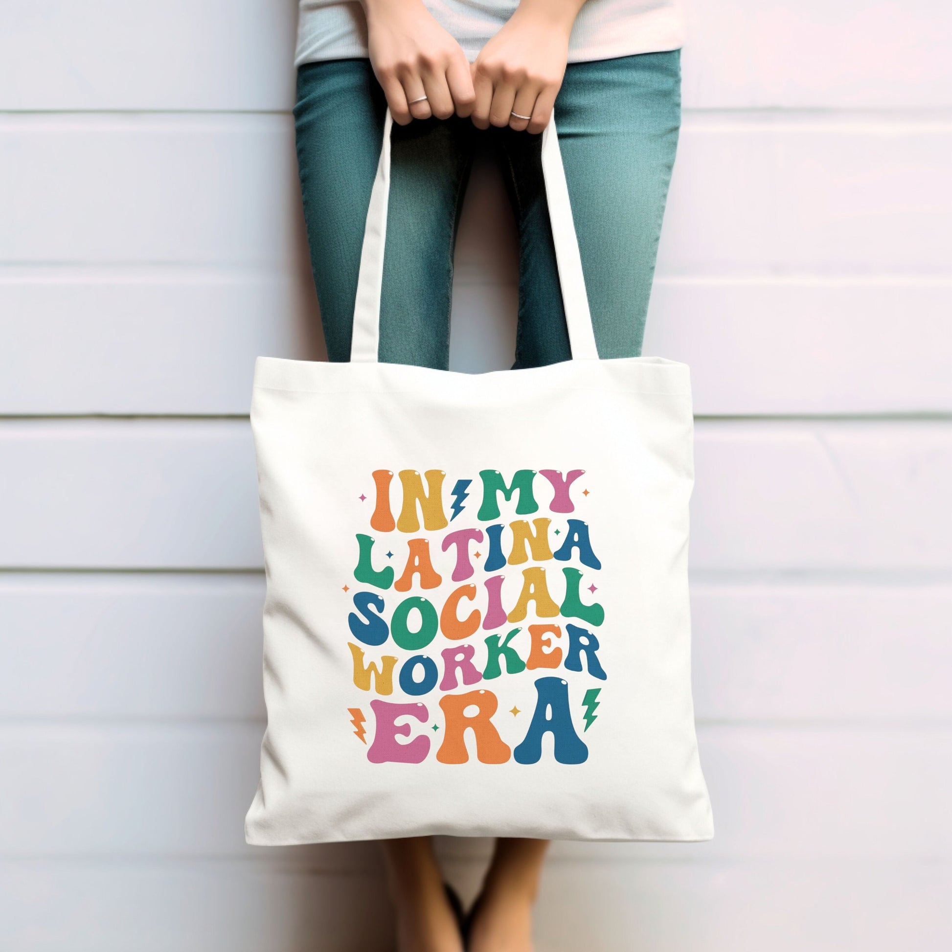 Latina Social Worker Tote Bag, Latina Social Worker, Trabajadora Social Tote Bag, Social Worker Tote Bag, La Trabajadora Social