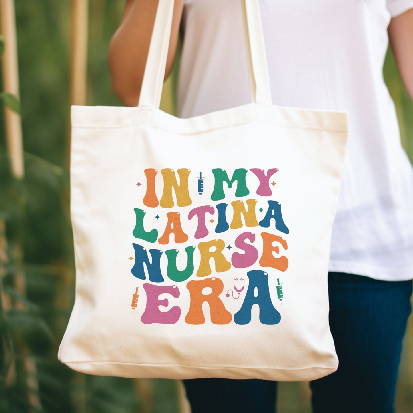 In My Latina Nurse Era, In My Nurse Era, Enfermera Latina, Mujeres En Medicina, Enfermera Tote Bag, La Enfermera Tote Bag, Latina Nurse Gift