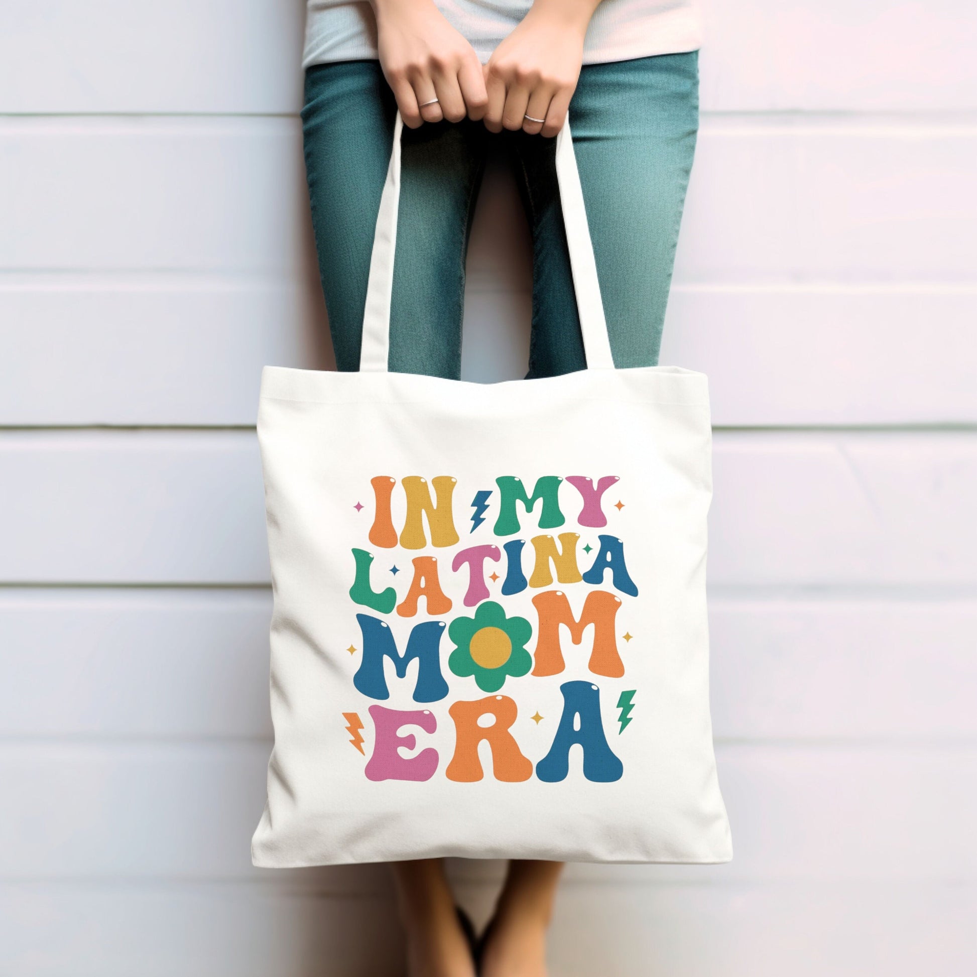 Latina Mom Tote Bag, In My Mom Era Tote Bag, Gift For Latina Mom, Pregnancy Announcement, Latina Mom Gift, Latina Mama Gift