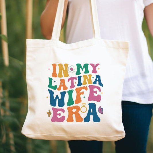 Latina Wife Tote Bag, Latina Tote, Latina Bride Gift, Spanish Wife Tote Bag, Hispanic Wife Tote Bag, Latina Tote Bag, Regalo Para Latina