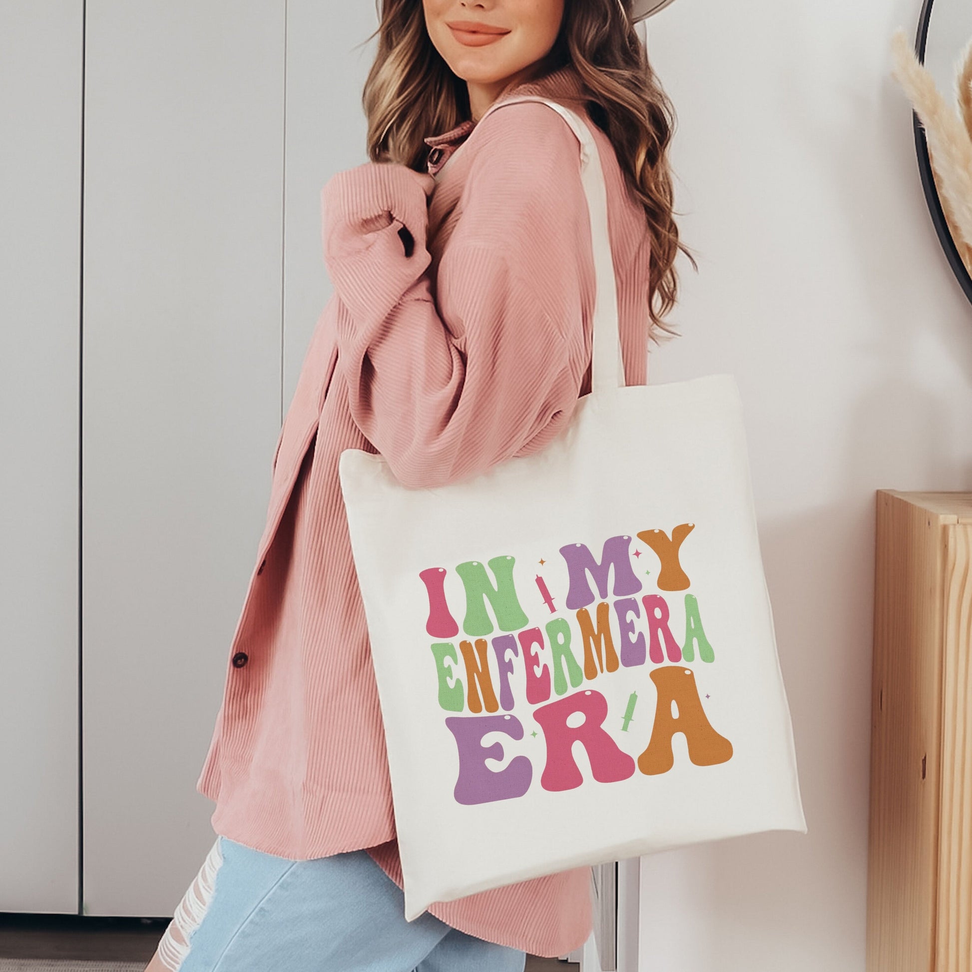In My Enfermera Era, In My Nurse Era, Enfermera Latina, Mujeres En Medicina, Enfermera Tote Bag,Nurse Tote Bag Gift, La Enfermera Tote Bag