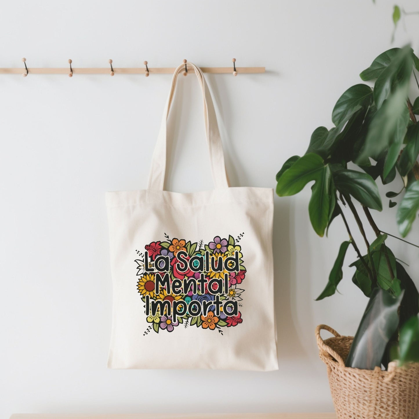 La Salud Mental Tote Bag, Mental Health Tote Bag, Mental Health Matters Tote Bag, Aesthetic Tote Bag For School, Inspirational Tote Bag
