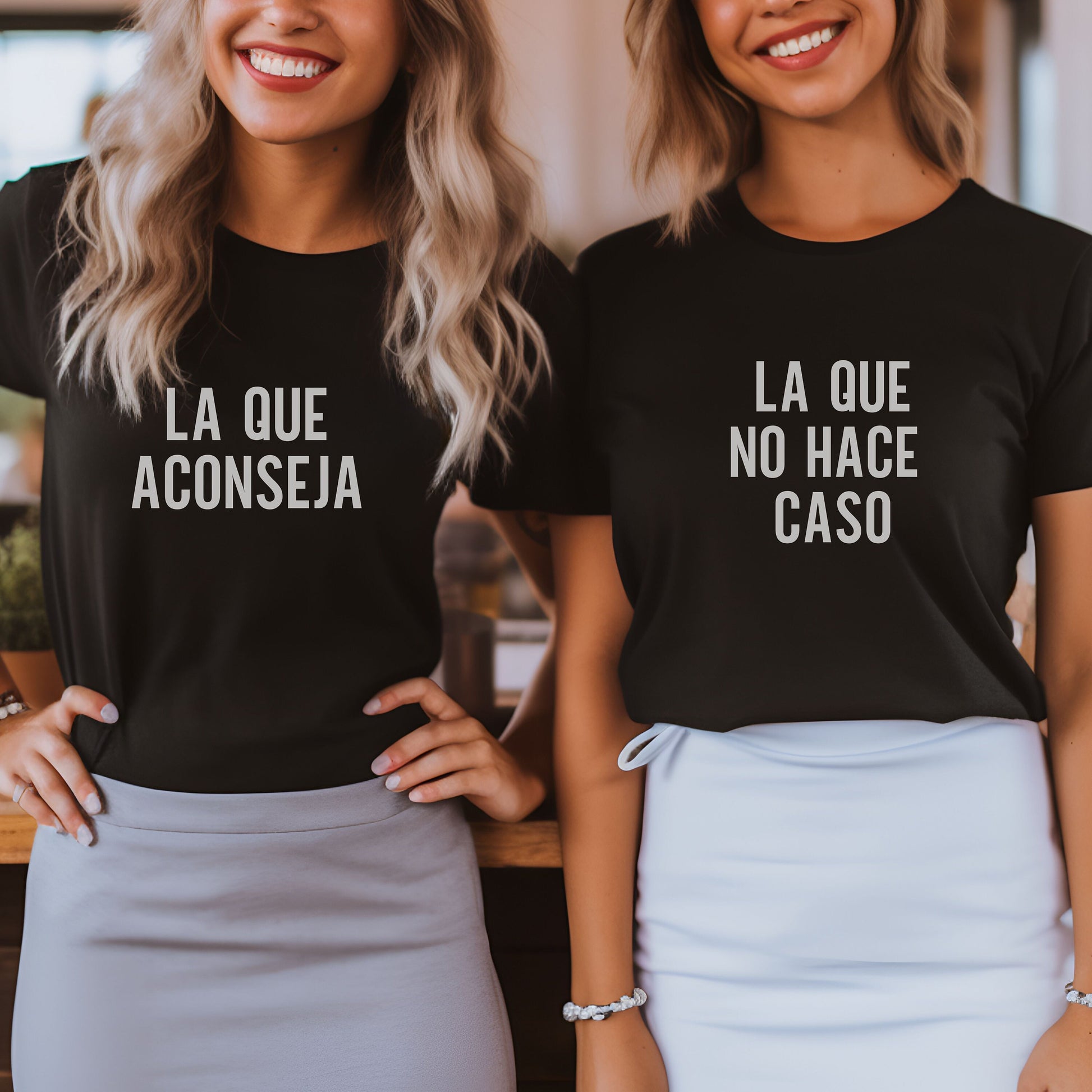 La Que Aconseja, Latina Shirt Women, Best Friend T Shirt, Matching Shirts For Best Friends , Matching Shirts For Friends Spanish Shirts