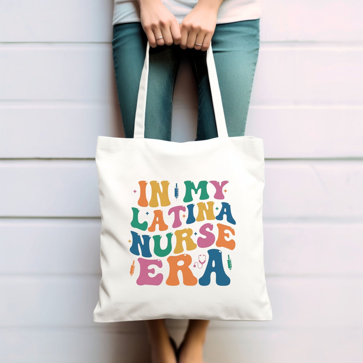 In My Latina Nurse Era, In My Nurse Era, Enfermera Latina, Mujeres En Medicina, Enfermera Tote Bag, La Enfermera Tote Bag, Latina Nurse Gift