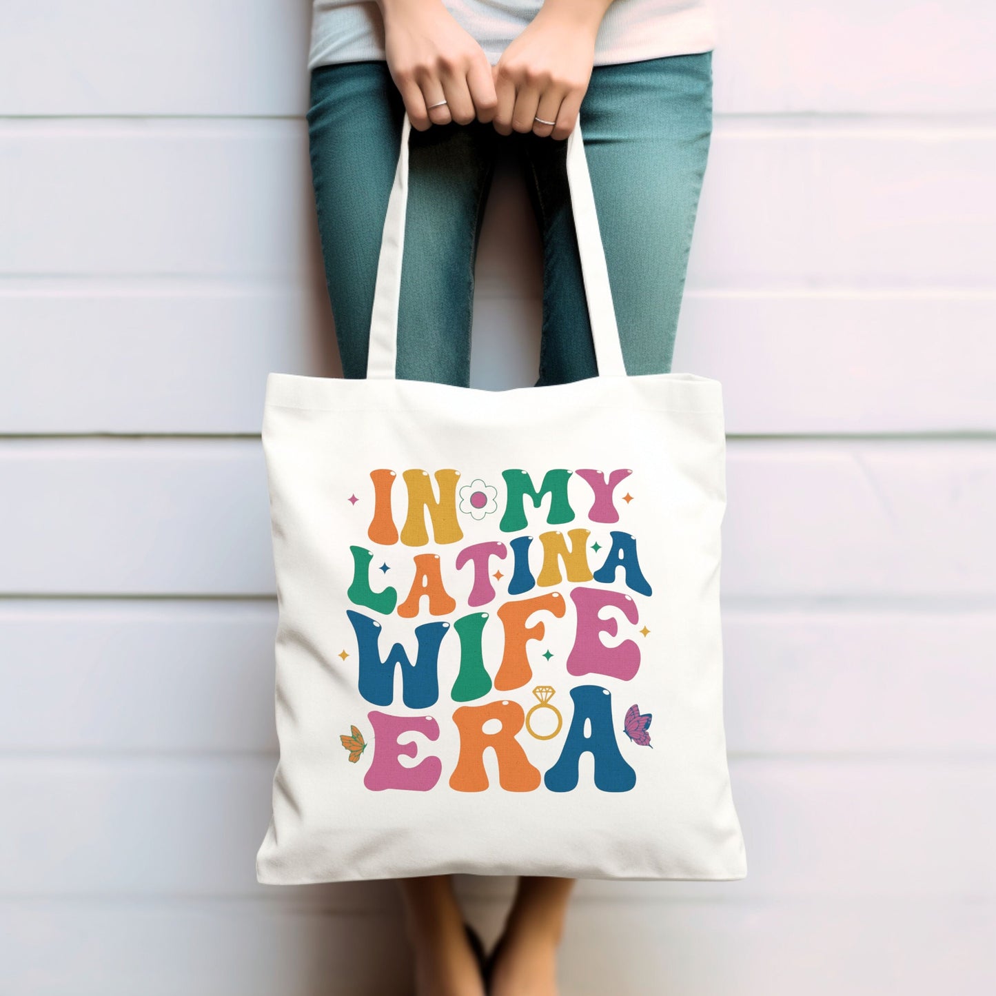 Latina Wife Tote Bag, Latina Tote, Latina Bride Gift, Spanish Wife Tote Bag, Hispanic Wife Tote Bag, Latina Tote Bag, Regalo Para Latina