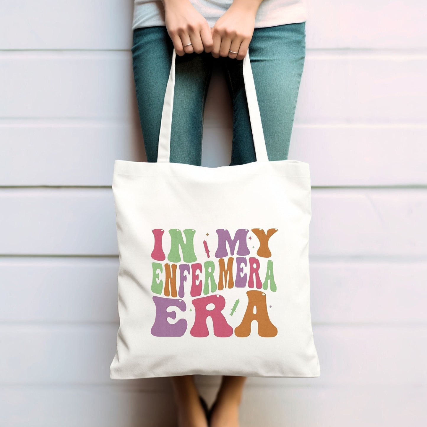 In My Enfermera Era, In My Nurse Era, Enfermera Latina, Mujeres En Medicina, Enfermera Tote Bag,Nurse Tote Bag Gift, La Enfermera Tote Bag