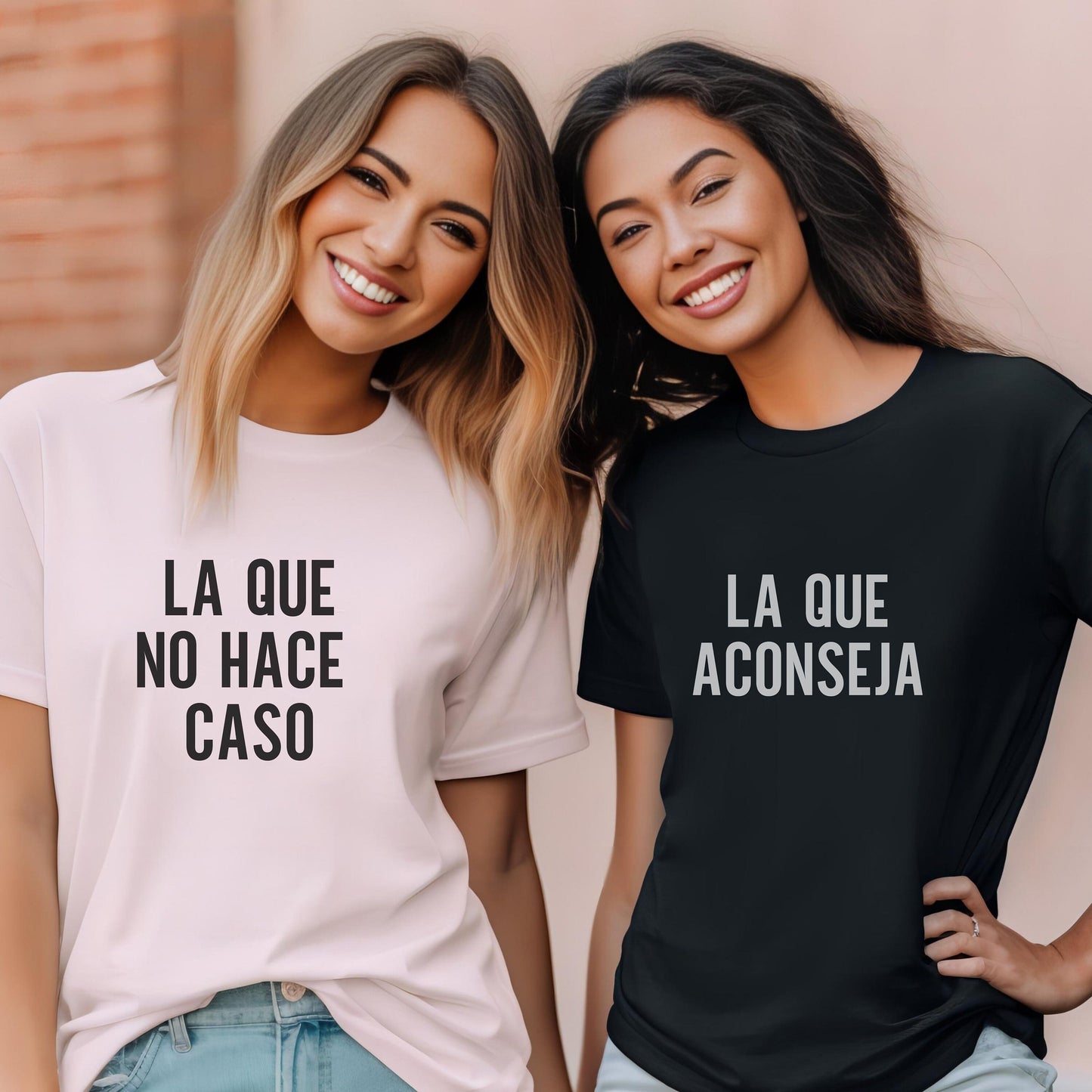 La Que Aconseja, Latina Shirt Women, Best Friend T Shirt, Matching Shirts For Best Friends , Matching Shirts For Friends Spanish Shirts