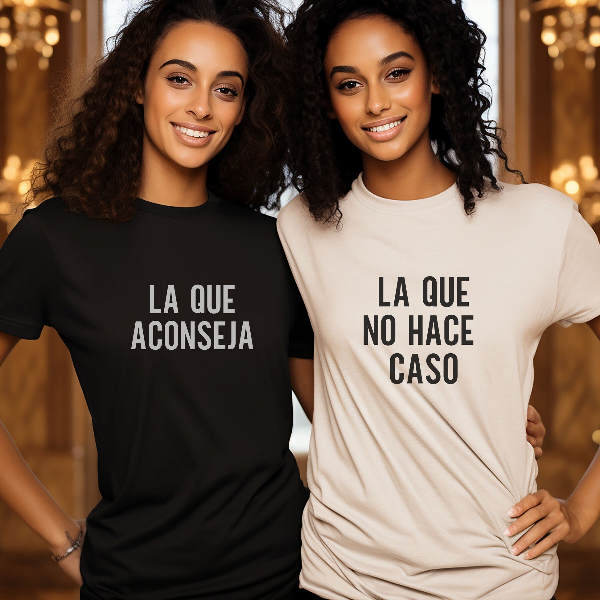 La Que Aconseja, Latina Shirt Women, Best Friend T Shirt, Matching Shirts For Best Friends , Matching Shirts For Friends Spanish Shirts