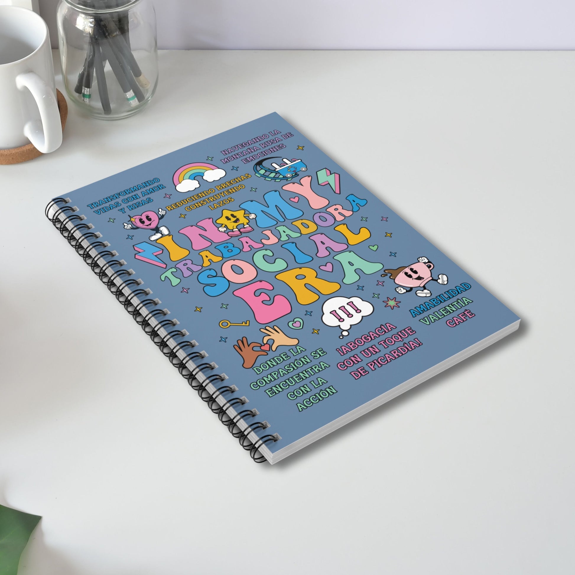 In My Trabajadora Social Era, Trabajadora Social Notebook, Social Worker Notebook, Gift For Social Worker, Social Worker Journal