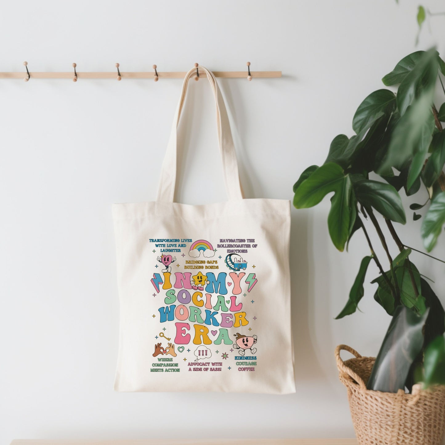 In My Social Worker Era, Social Worker Tote Bag, Social Worker Tote, Social Worker Gift, Clinical Social Worker, Social Worker Bag