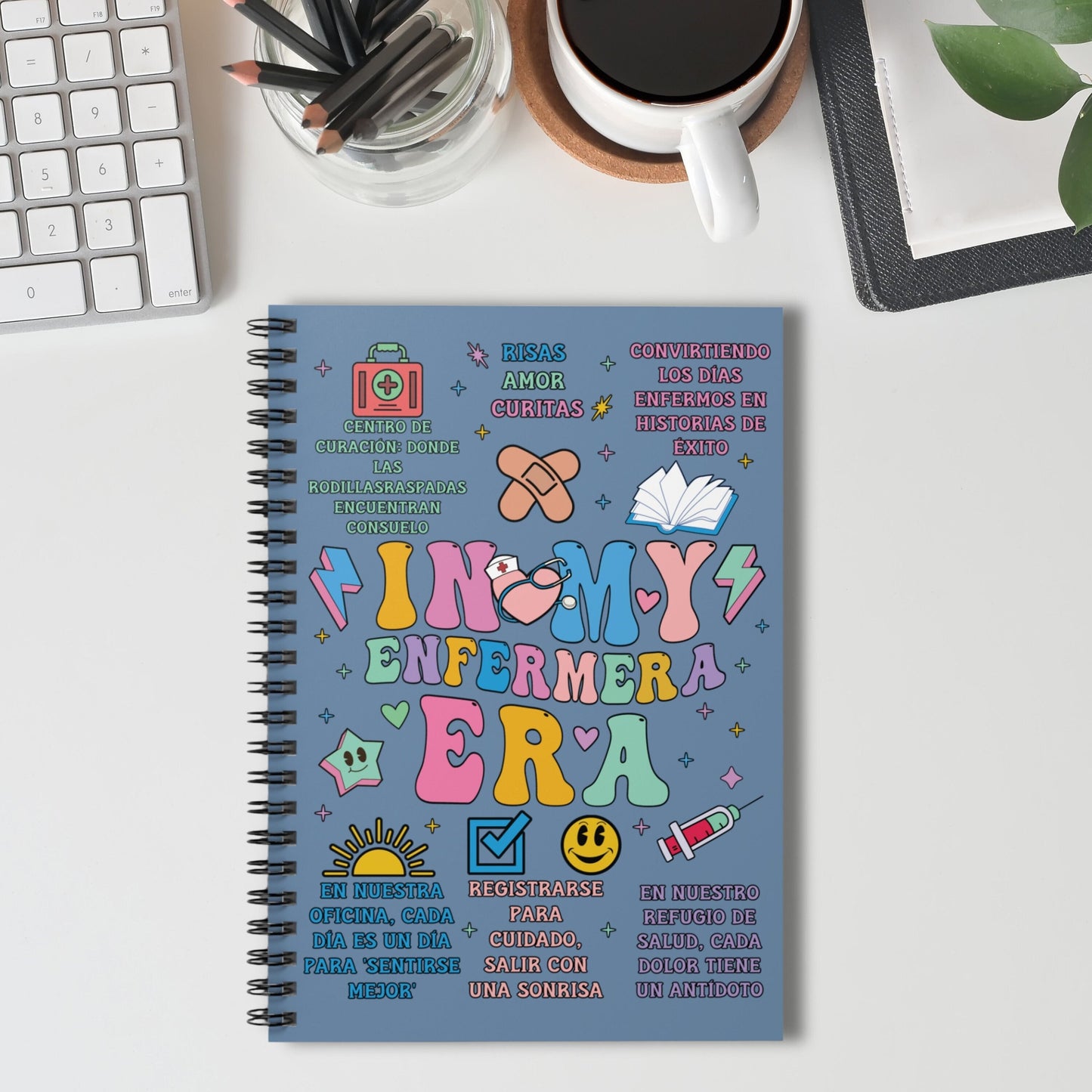 In My Enfermera Era, La Enfermera Notebook, Nurse Journal, New School Nurse, Gift For School Nurse, School Nurse Gift, Cuaderno Enfermera