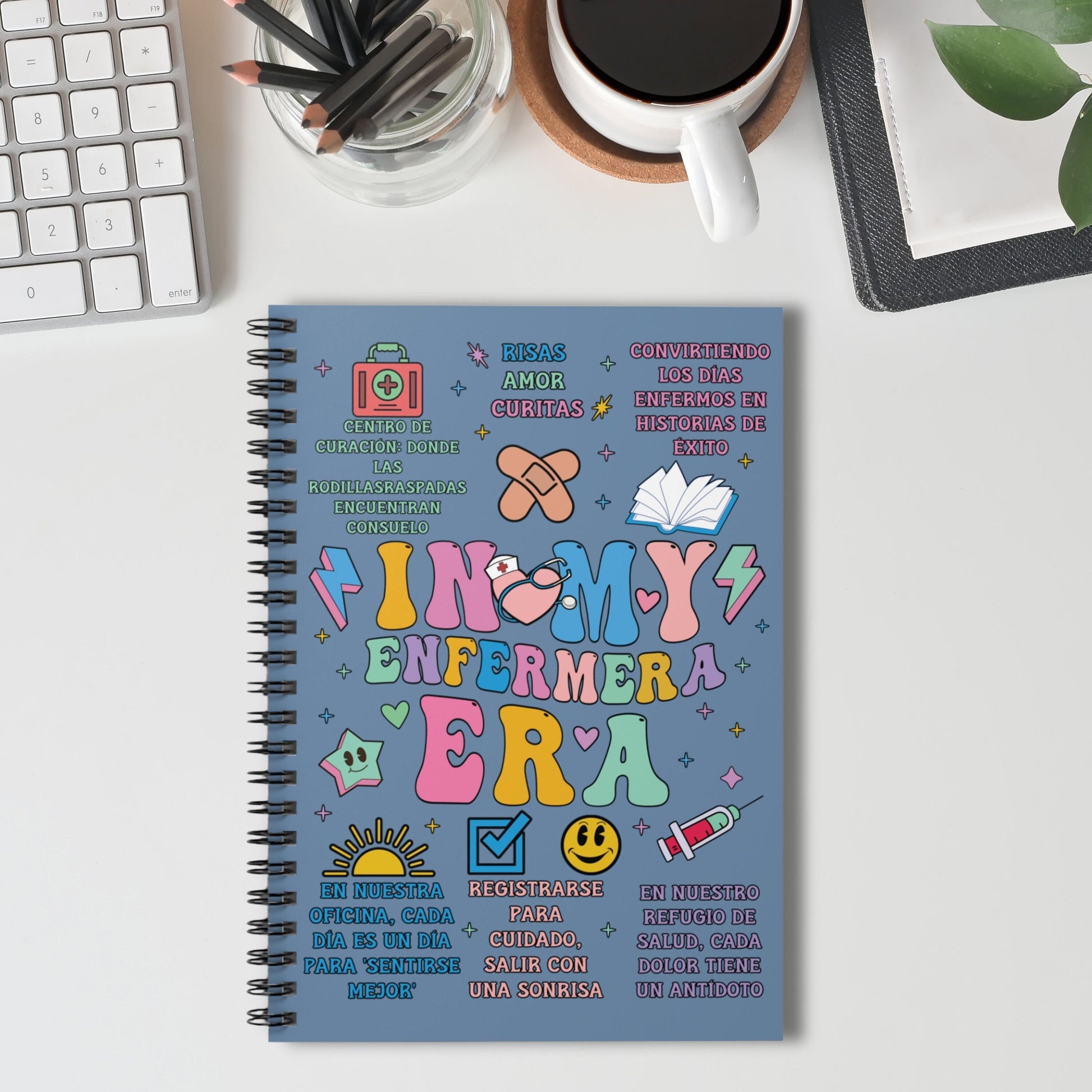 In My Enfermera Era, La Enfermera Notebook, Nurse Journal, New School Nurse, Gift For School Nurse, School Nurse Gift, Cuaderno Enfermera