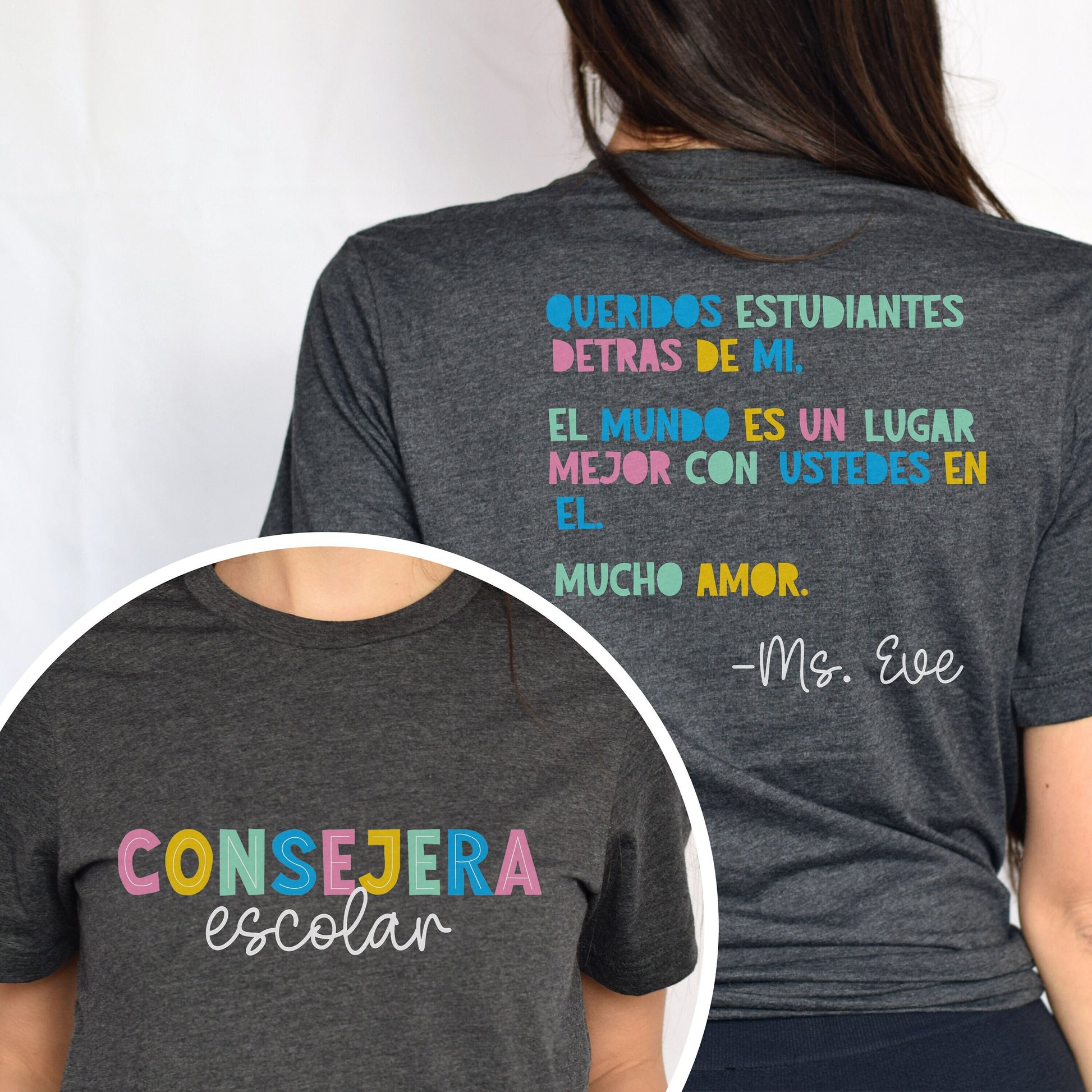 Consejera Escolar, School Counselor Tee, Guidance Counselor Shirt, School Counselor Gift, Consejera Escolar Gift, Regalo Para Consejera