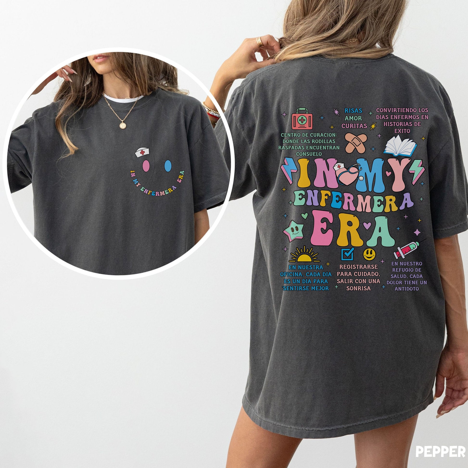 In My Enfermera Era, In My Nurse Era, La Enfermera, Enfermera Latina, Mujeres En Medicina, Enfermera T Shirt, Enfermera Shirt, Nurse Shirt