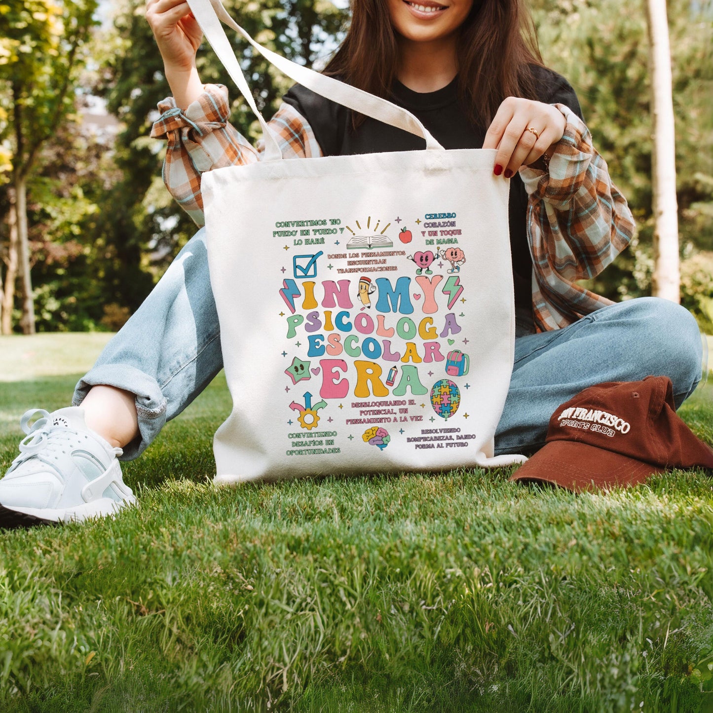 In My Psicóloga Escolar Era, School Psych Tote Bag, School Psychology Tote Bag, In My School Psychologist Era, School Psychology Gift