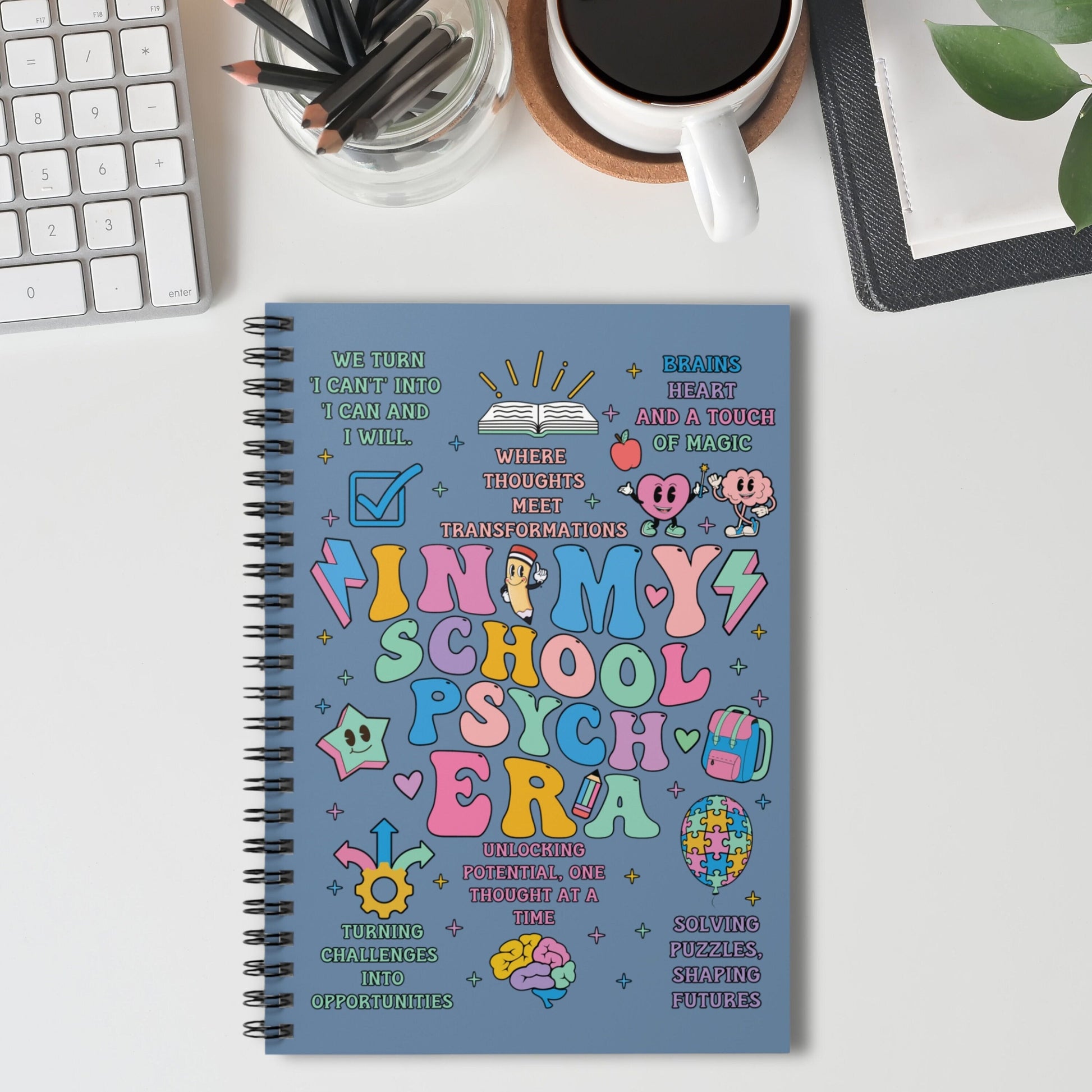 In My School Psych Era, School Psychologist Gift, School Psychology Notebook, School Psychologist Journal, School Psych Notebook