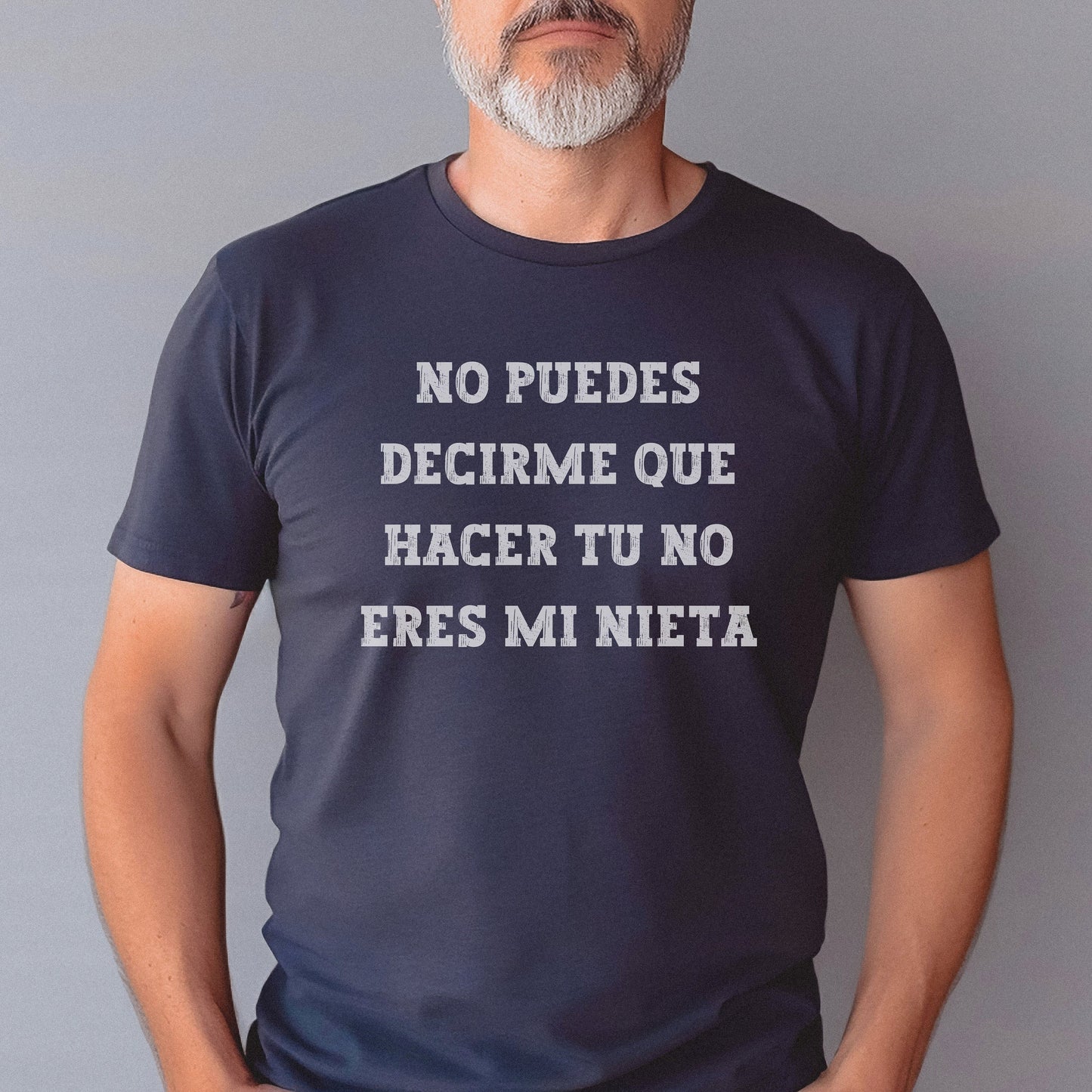 No Puedes Decirme Que Hacer Tu No Eres Mi Nieta, Funny Men's Shirts, Grandparents Gift, Grandparent Present, Abuelos, Camiseta Para Abuelos