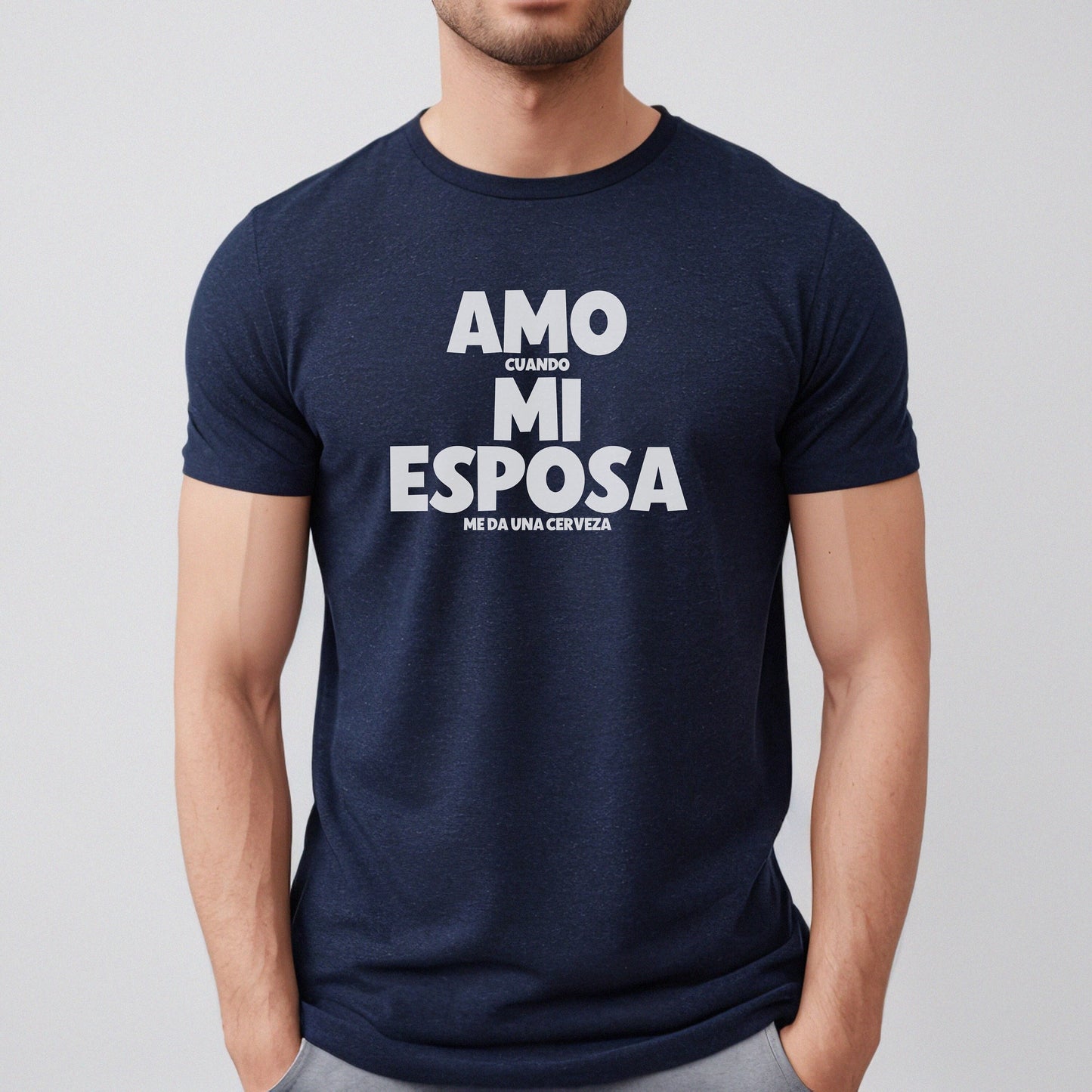 Amo Mi Esposa, Regalo Para Esposo, Regalos Para Hombre, Mens Funny Shirts, Funny Men's Shirts, Gifts For Him, Dia Del Padre, Beer Shirt