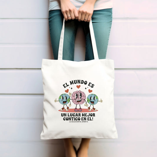 Mental Health Matters, Mental Health Matters Bag, Mental Health, Aesthetic Tote Bag For School, Inspirational Tote Bag, Motivational Totebag