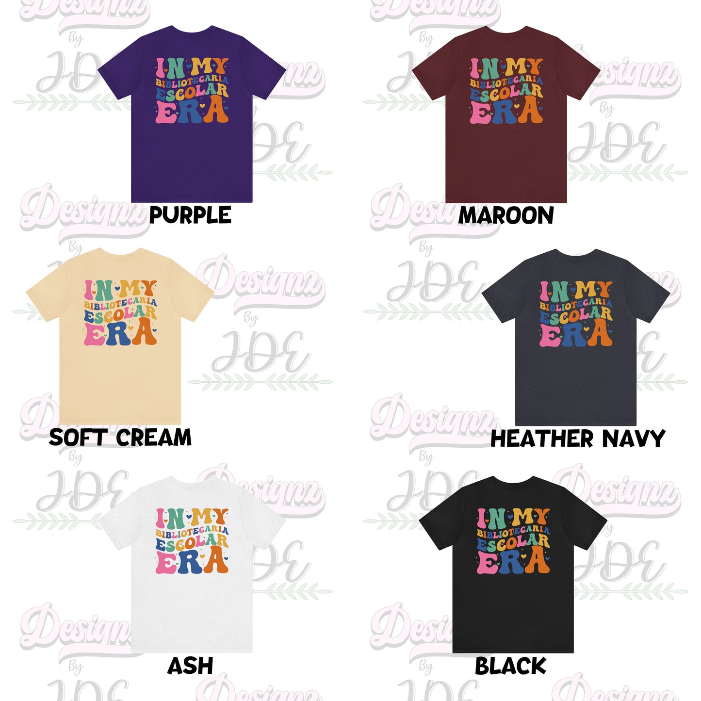 In My Bibliotecaria Escolar Era, School Librarian Shirt, School Librarian Gift, In My School Librarian Era Shirt, Custom School Librarian