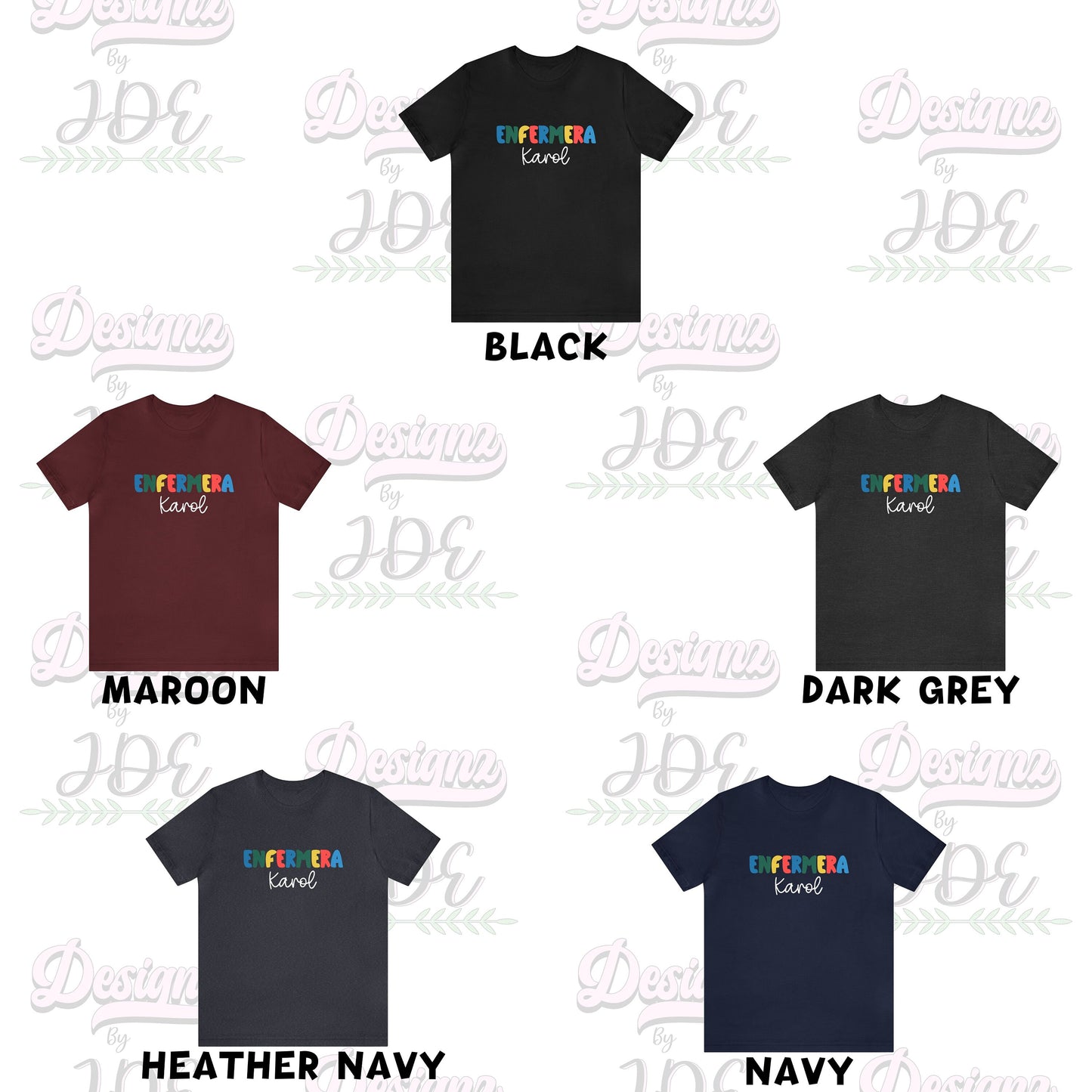 Enfermera Latina, Mujeres En Medicina, Enfermera T Shirt, Enfermera Shirt, Nurse Shirt, La Enfermera Shirt, Spanish Nurse, Registered Nurse