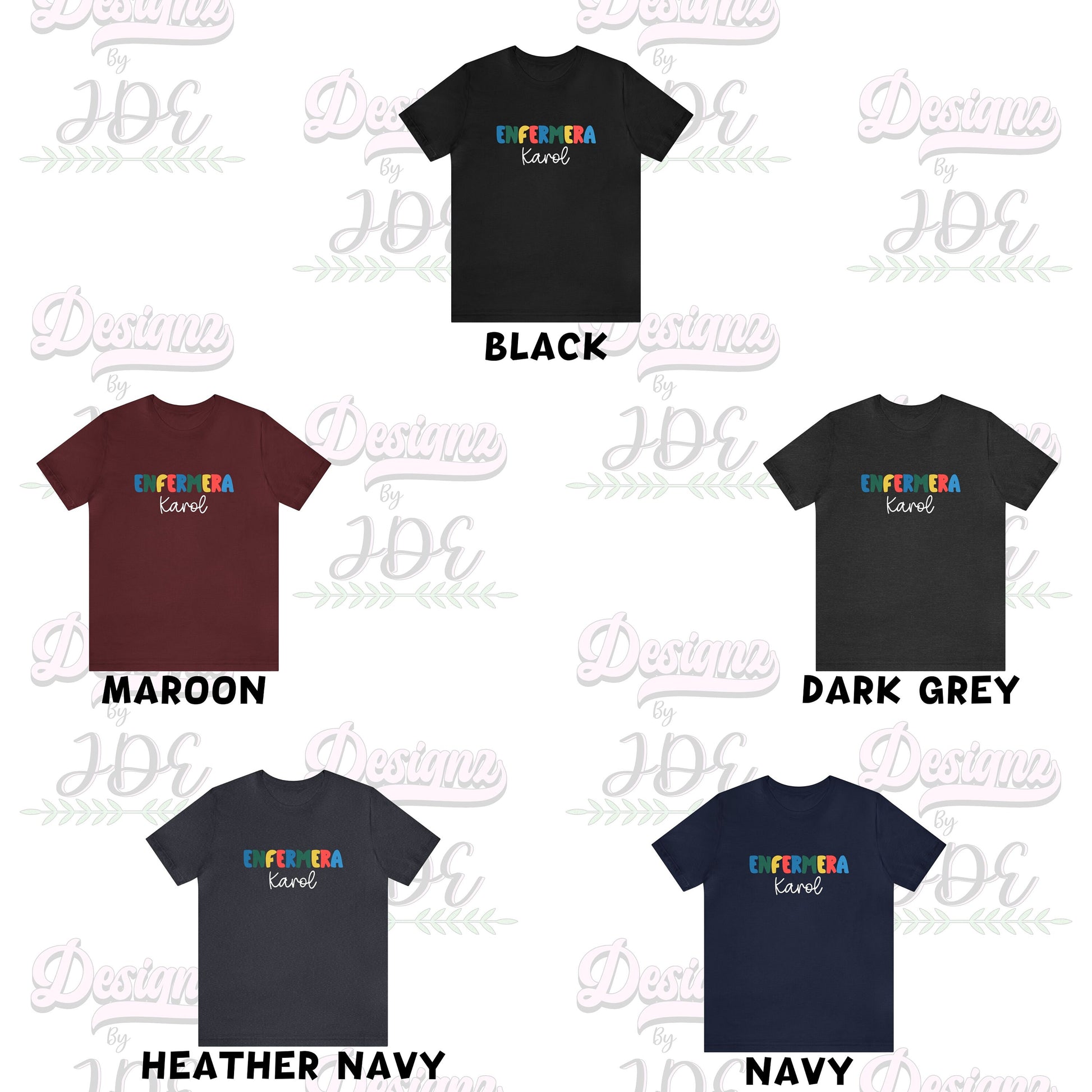 Enfermera Latina, Mujeres En Medicina, Enfermera T Shirt, Enfermera Shirt, Nurse Shirt, La Enfermera Shirt, Spanish Nurse, Registered Nurse