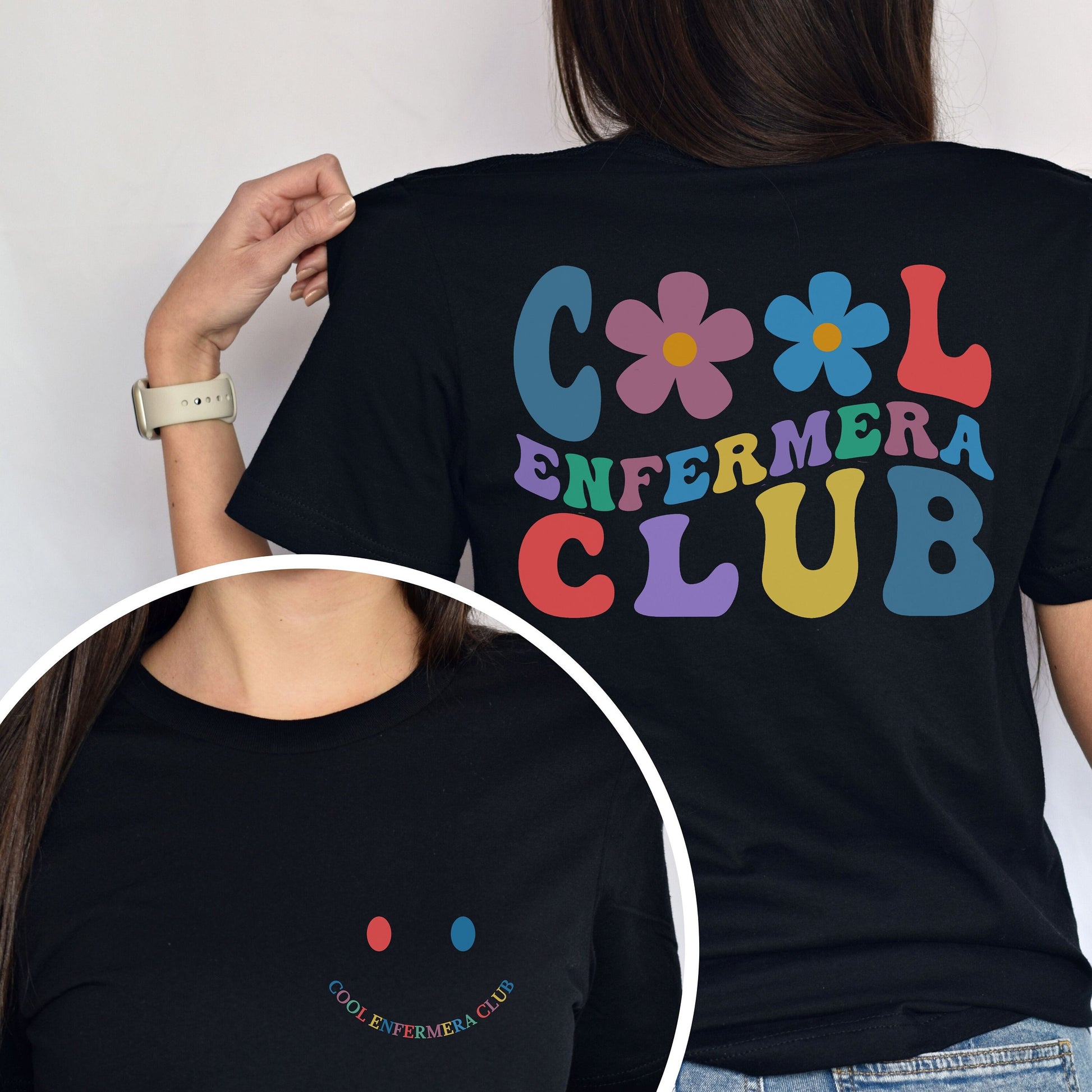 Cool Enfermera Club, Enfermera Latina, Mujeres En Medicina, Enfermera T Shirt, Enfermera Shirt, Nurse Shirt, La Enfermera Shirt, Register