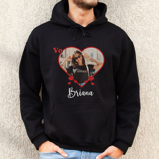 I Heart My Girlfriend Hoodie, Hoodie For Boyfriend, Hoodie Girlfriend, I Heart My Girlfriend, I Heart My Girlfriend Custom, Boyfriend Hoodie