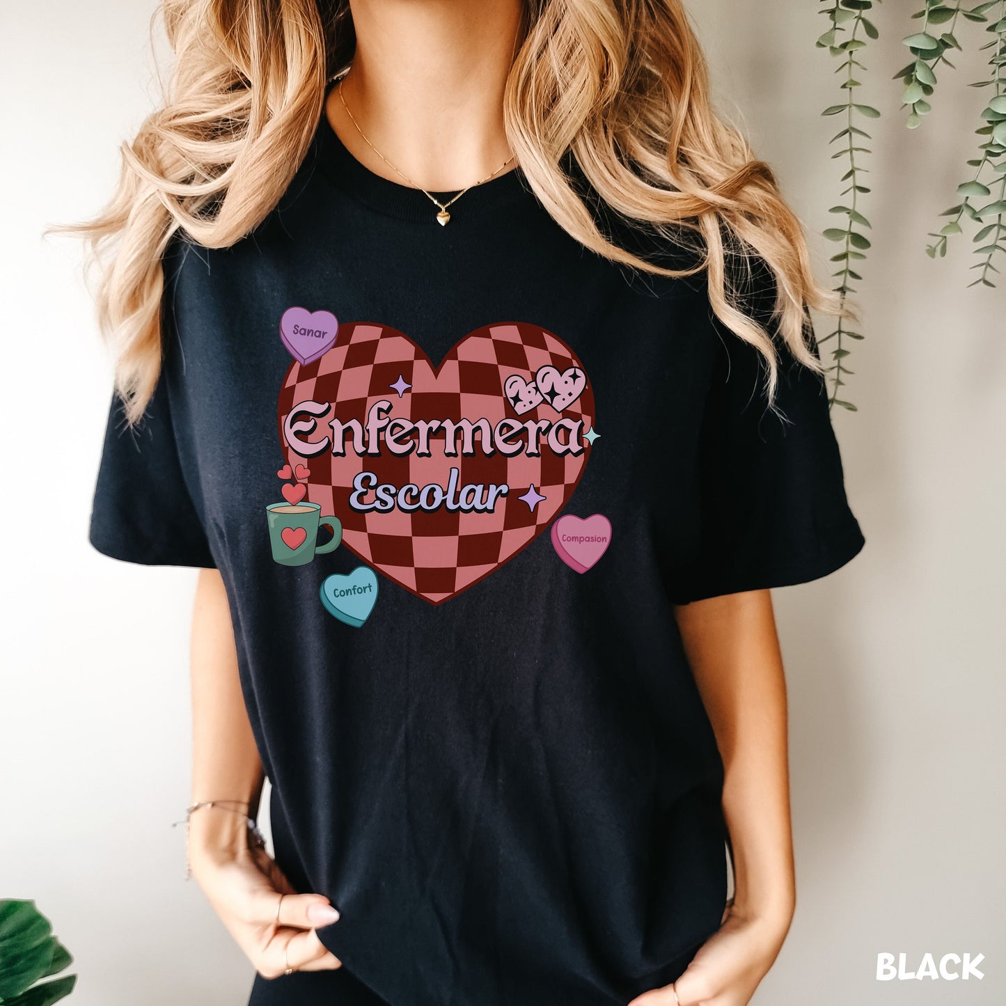 Enfermera San Valentin, San Valentin Tshirt, Nurse Valentine Shirt, Retro Valentine's Day Shirt, School Nurse Shirt, Nurse Valentine Gift