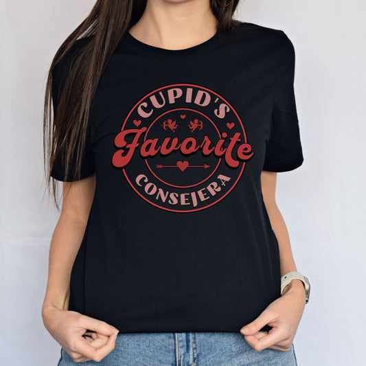 Cupid's Favorite Consejera, Cupid's Favorite Counselor, Counselor Valentines Shirt, Counselor Shirt, Guidance Counselor Shirt, Counselor Tee