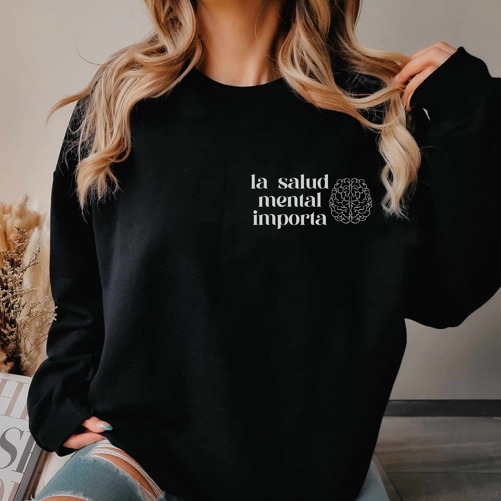 La Salud Mental, Mental Health Matters, Salud Mental, Mental Health Sweatshirt, School Psychologists, Counselor Gifts, Anxiety Sweatshirt