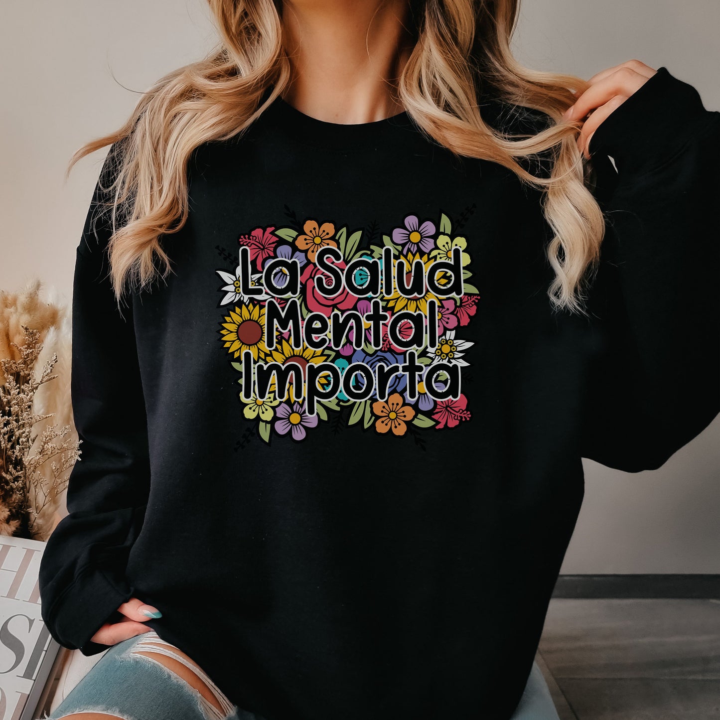 La Salud Mental, Mental Health Matters, Salud Mental, Mental Health Sweatshirt, School Psychologists, Counselor Gifts, Anxiety Sweater