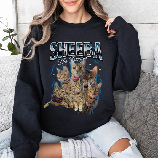 Custom Pet Photo Sweatshirt, Custom Pet Sweatshirt, Pet Sweatshirt Custom, Custom Sweatshirt Pet, Custom Dog Sweatshirt, Custom Cat Sweater