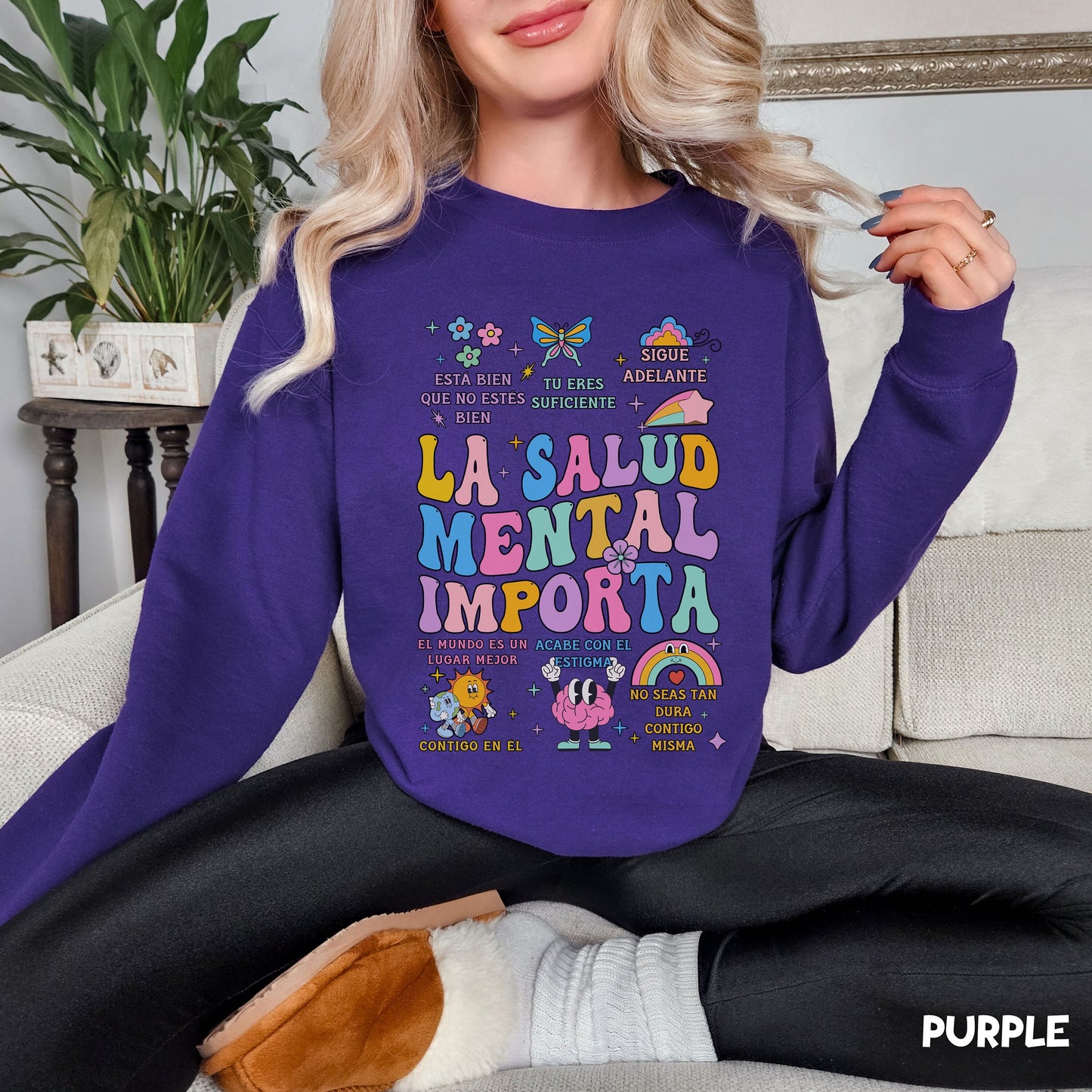 Mental Health Matters Sweatshirt, Mental Health Sweatshirt, Mental Health Matters Sweatshirt, Mental Health Sweater, La Salud Mental Importa