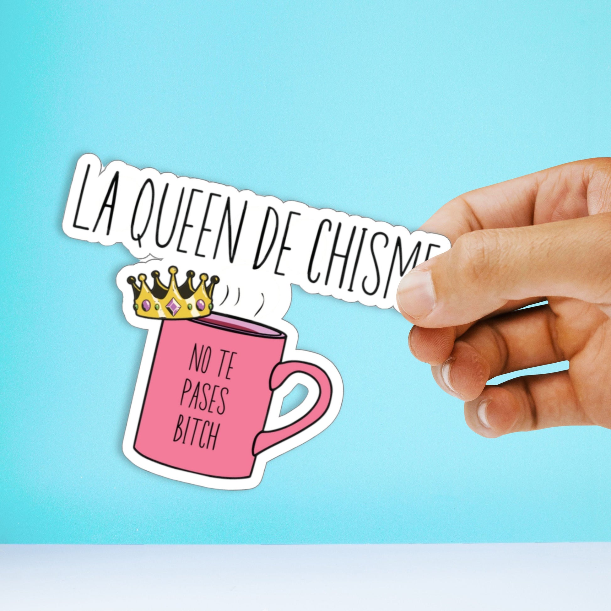 Chisme Sticker, Cafecito Y Chisme, Tengo Chisme, Latina Sticker, Gossip Queen, Cafecito Sticker, Latinx Sticker, No Te Pases Sticker