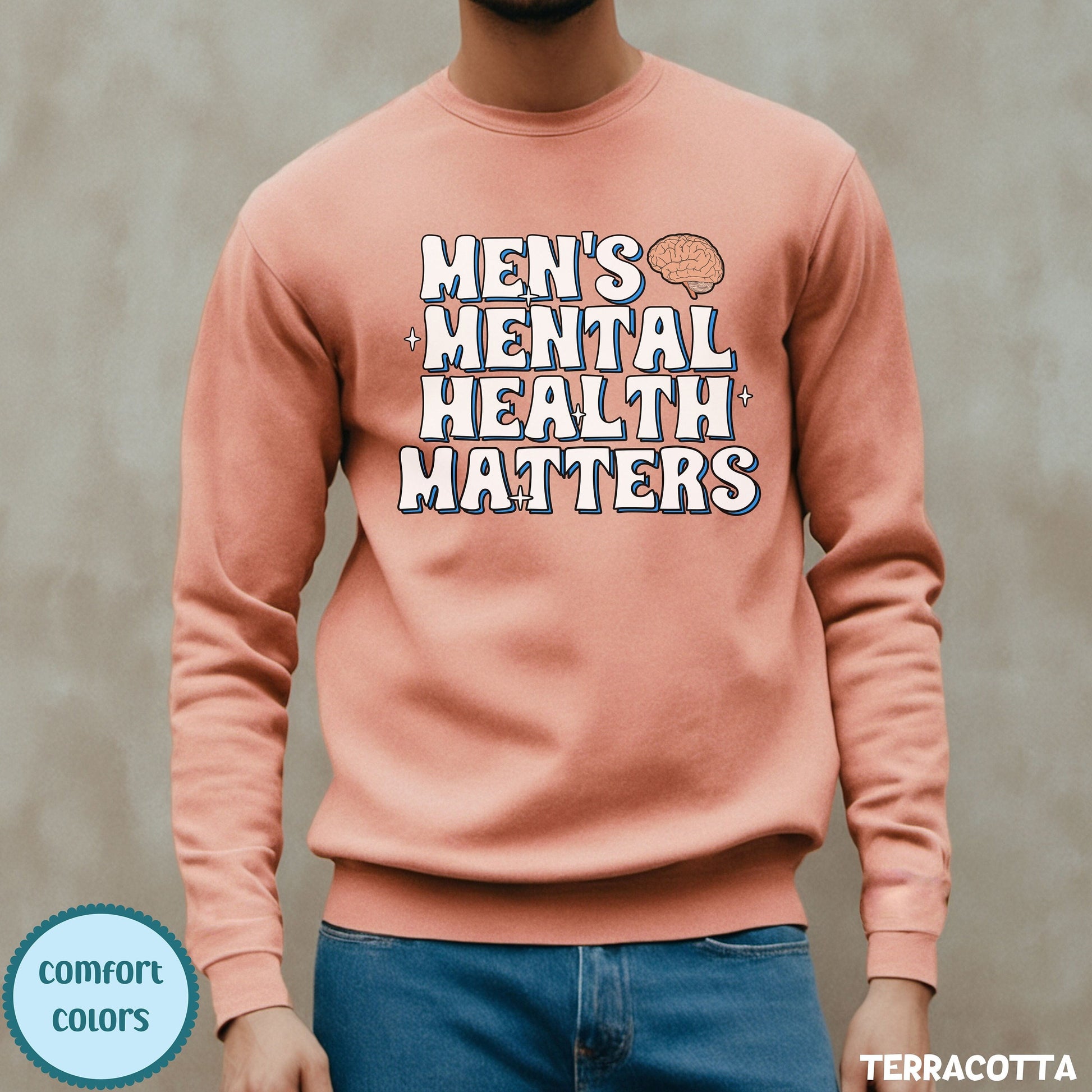 Men's Mental Health Matters, Mental Health Matters, Mental Health For Men, School Psychologists, Counselor Gifts, Mens Mental Health Matters